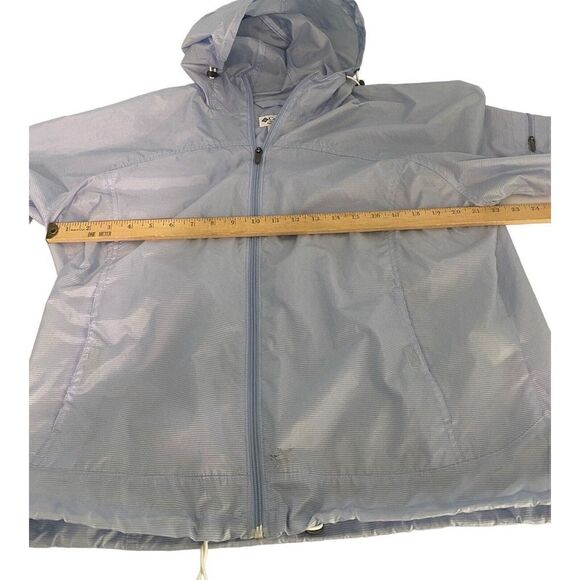 Columbia Packable Women's Blue Full Zip Windbreaker Jacket M (See Description) - Picture 6 of 10
